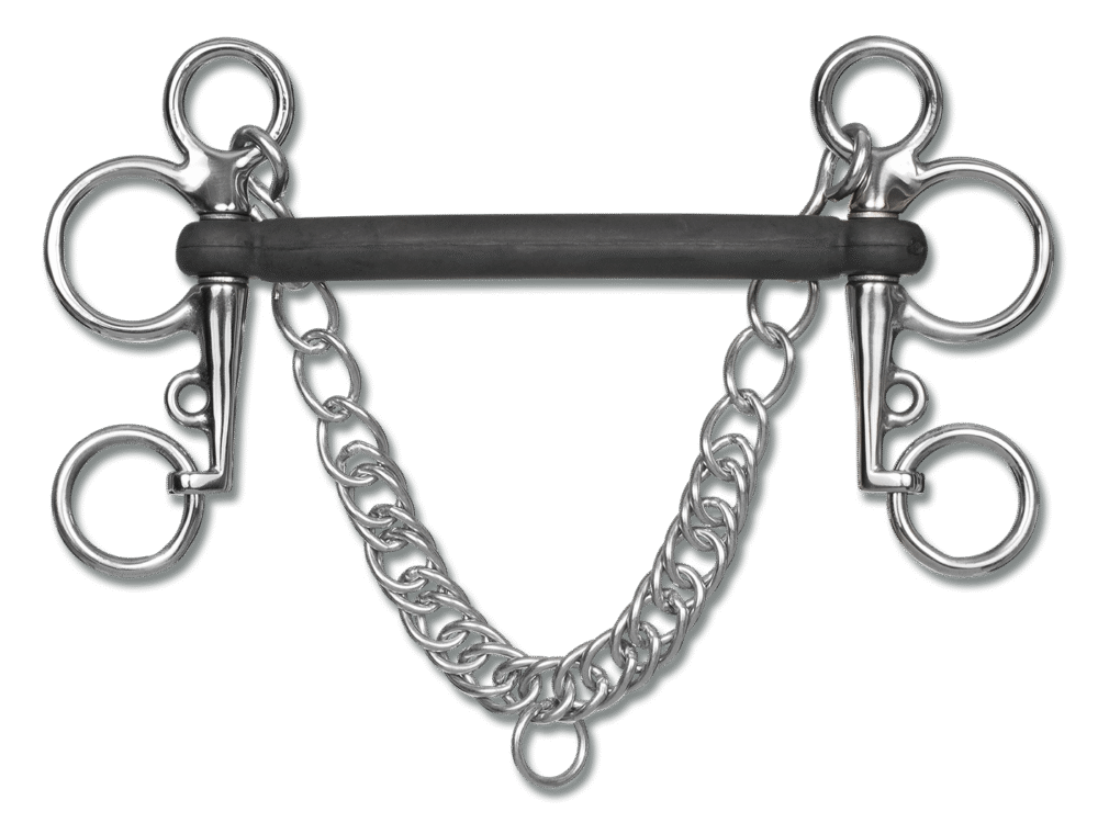 Waldhausen Rubber Pelham rigid bar, LZ: 5cm, T: 15mm, W: 12,5cm