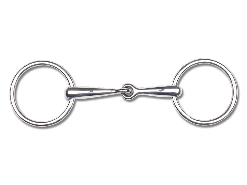 Waldhausen Pony Snaffle Bit SS solid, R:6cm, T:14mm, W:10,5 cm