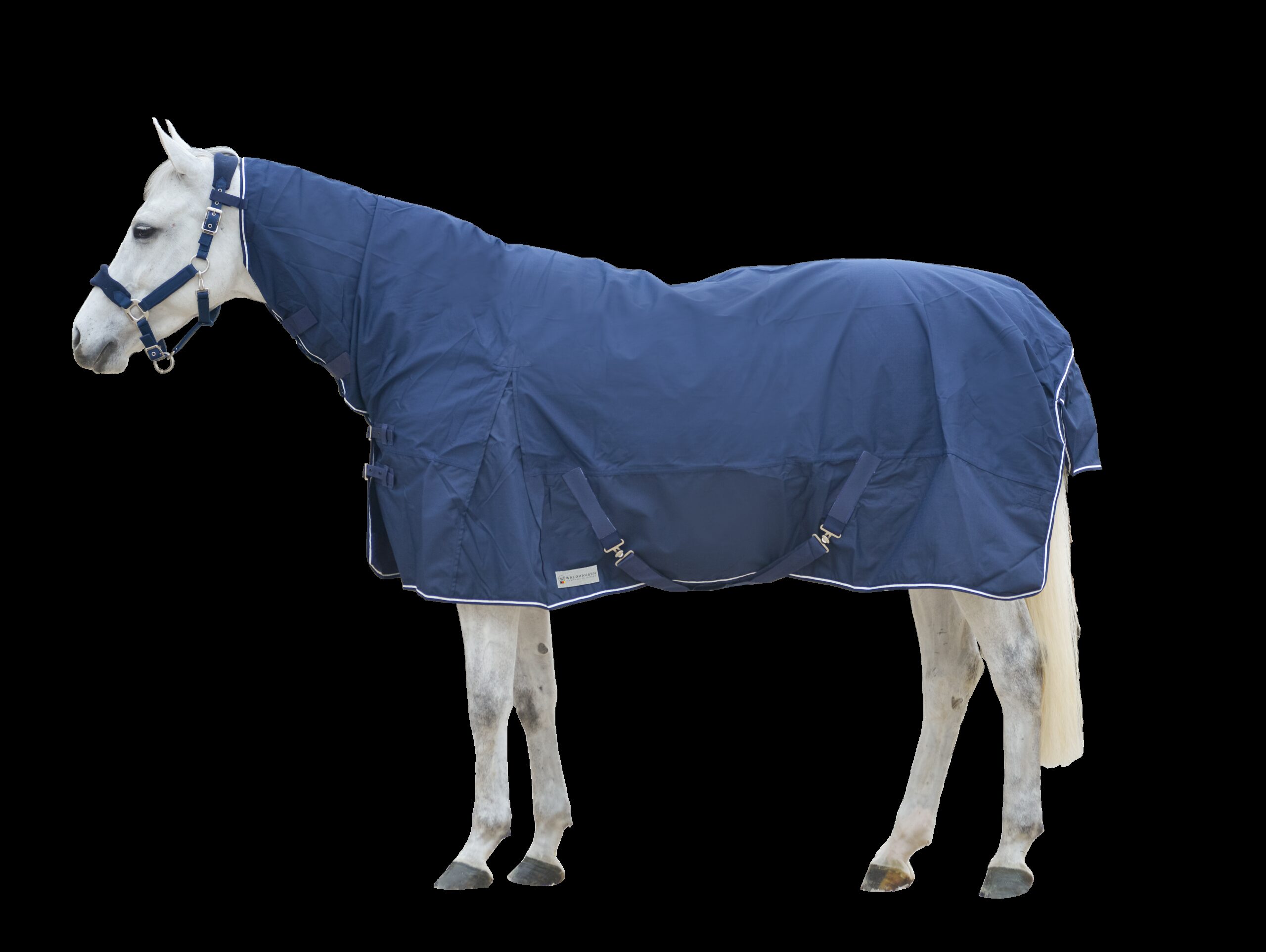 Waldhausen Regendeken Met Hals Night Blue 125cm