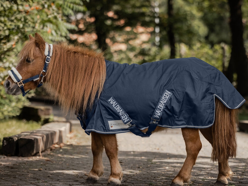 Waldhausen Regendeken Light Night Blue Shetty 70cm