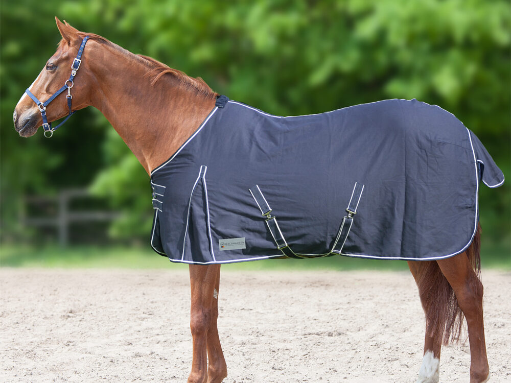 Waldhausen Stal- Zomerdeken Night Blue 115cm