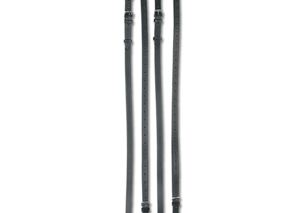 Waldhausen Longing Drawing reins leather, black