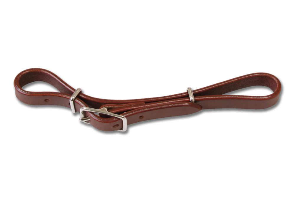 Western Curb Strap, brown
