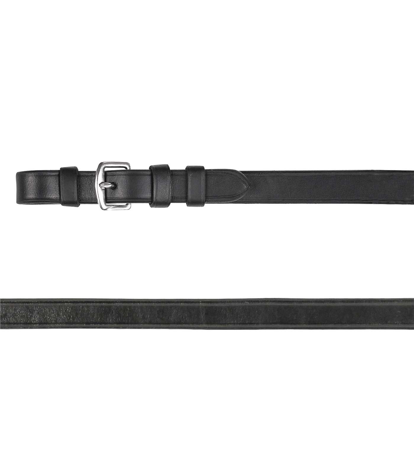Waldhausen leren teugels, 16 mm, zwart