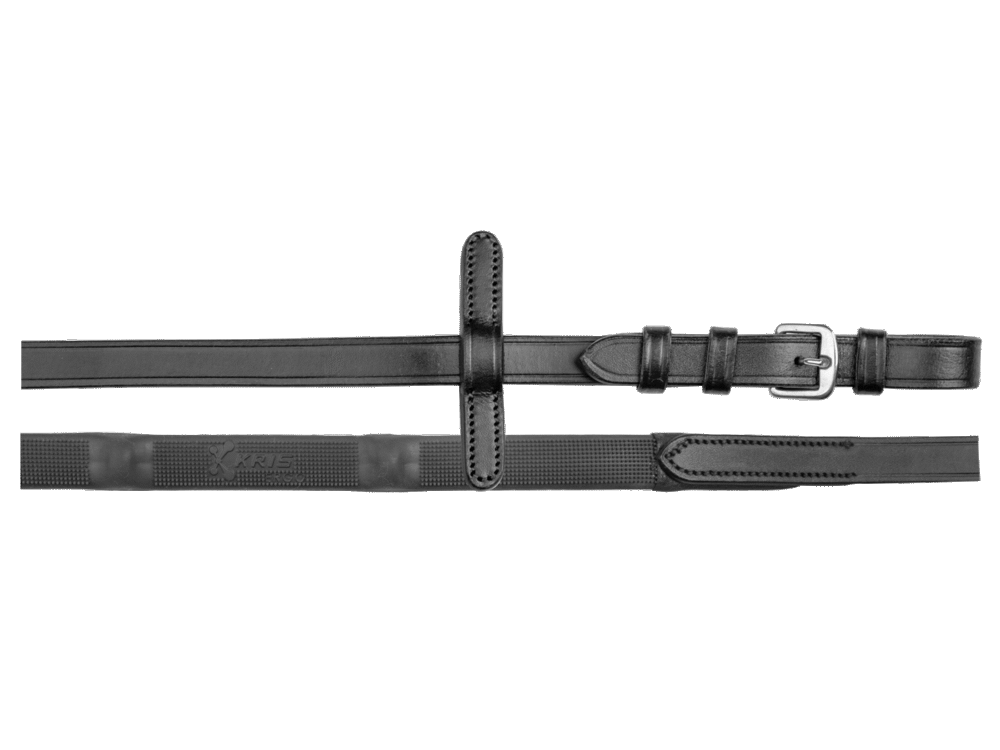 Waldhausen rubber reins without rubber bars, black