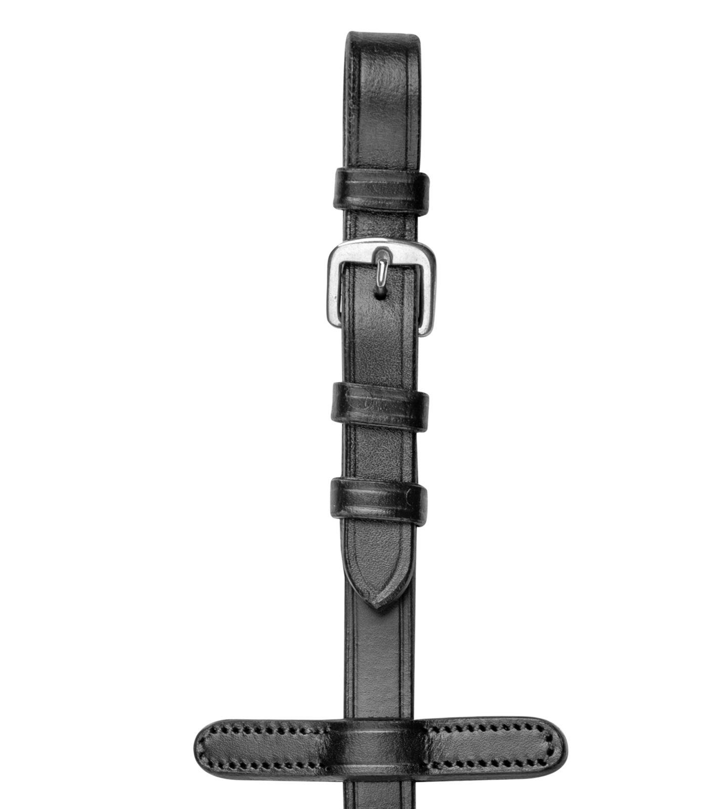 Waldhausen rubber reins without rubber bars, black - Afbeelding 2