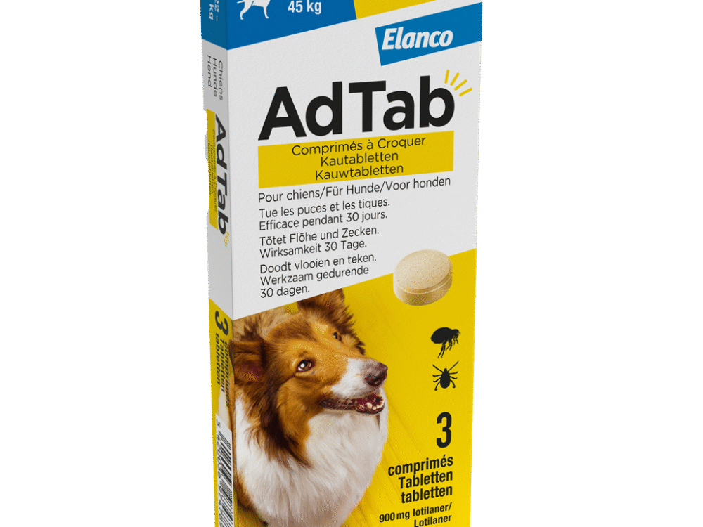 Elanco AdTab kauwtabletten hond (>22 - 45 kg)