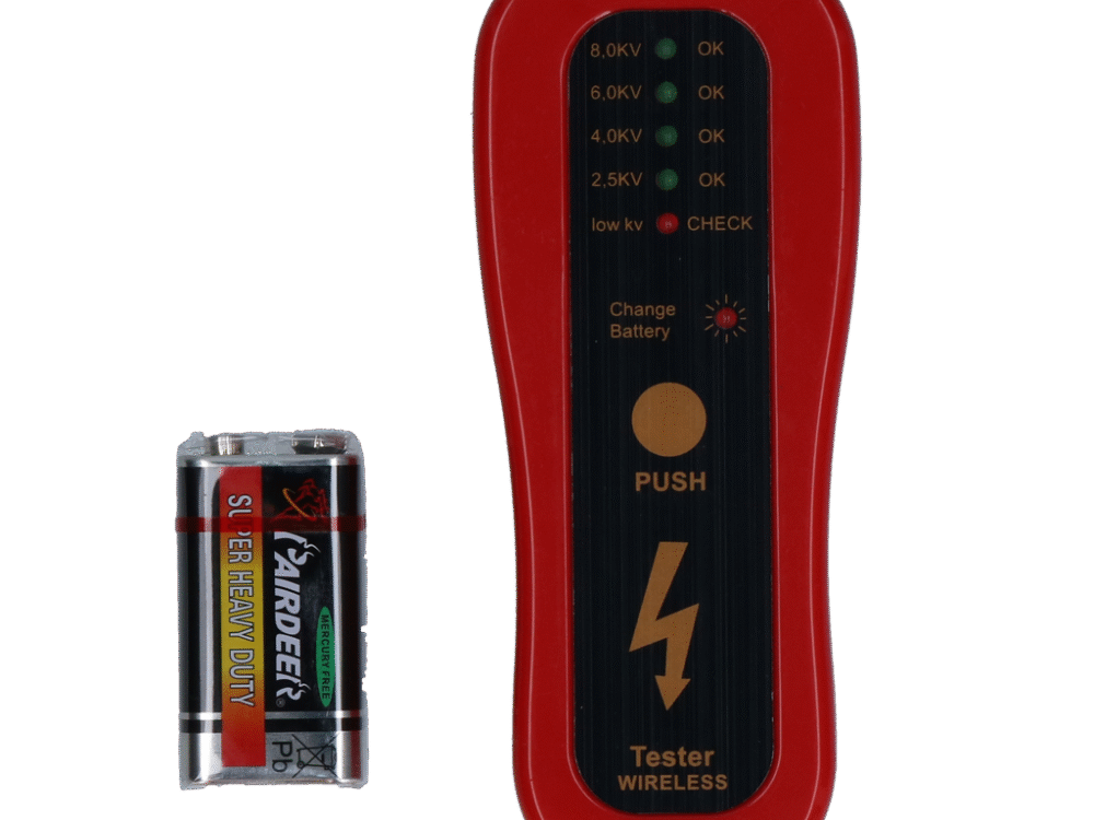 Afrasteringstester met LED-display
