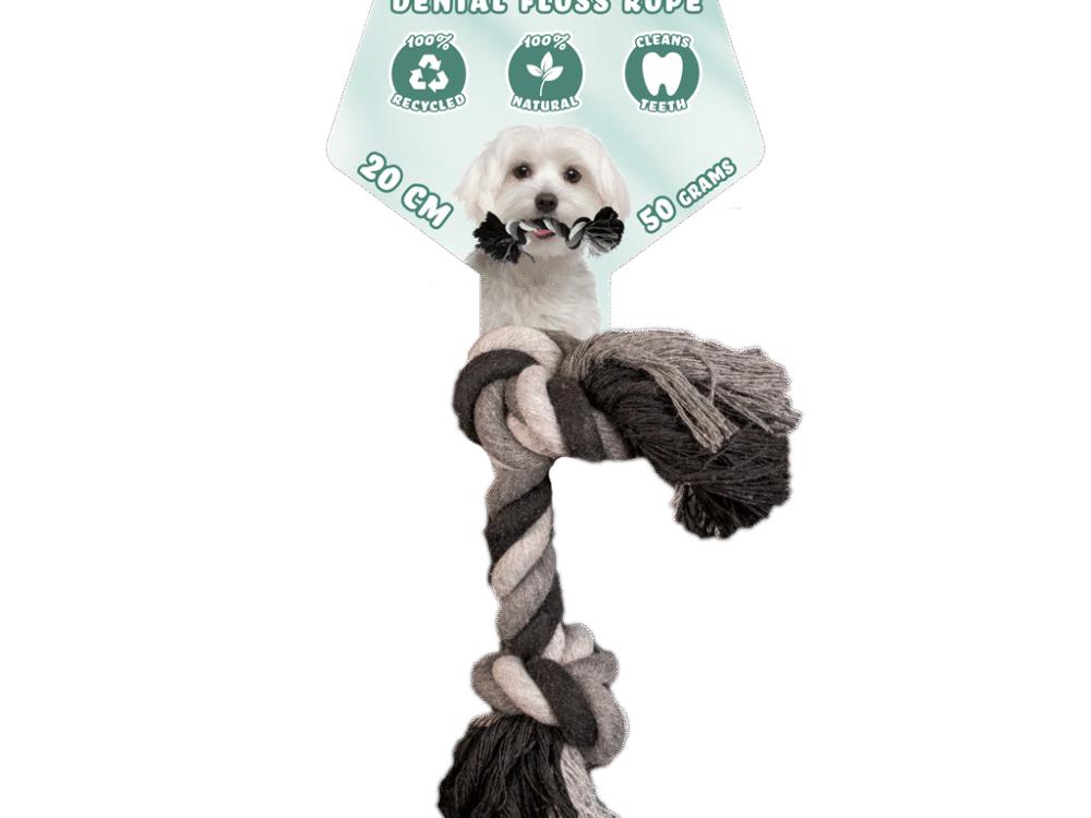 Floss Toss Dental Rope 2 Knot - 20 cm