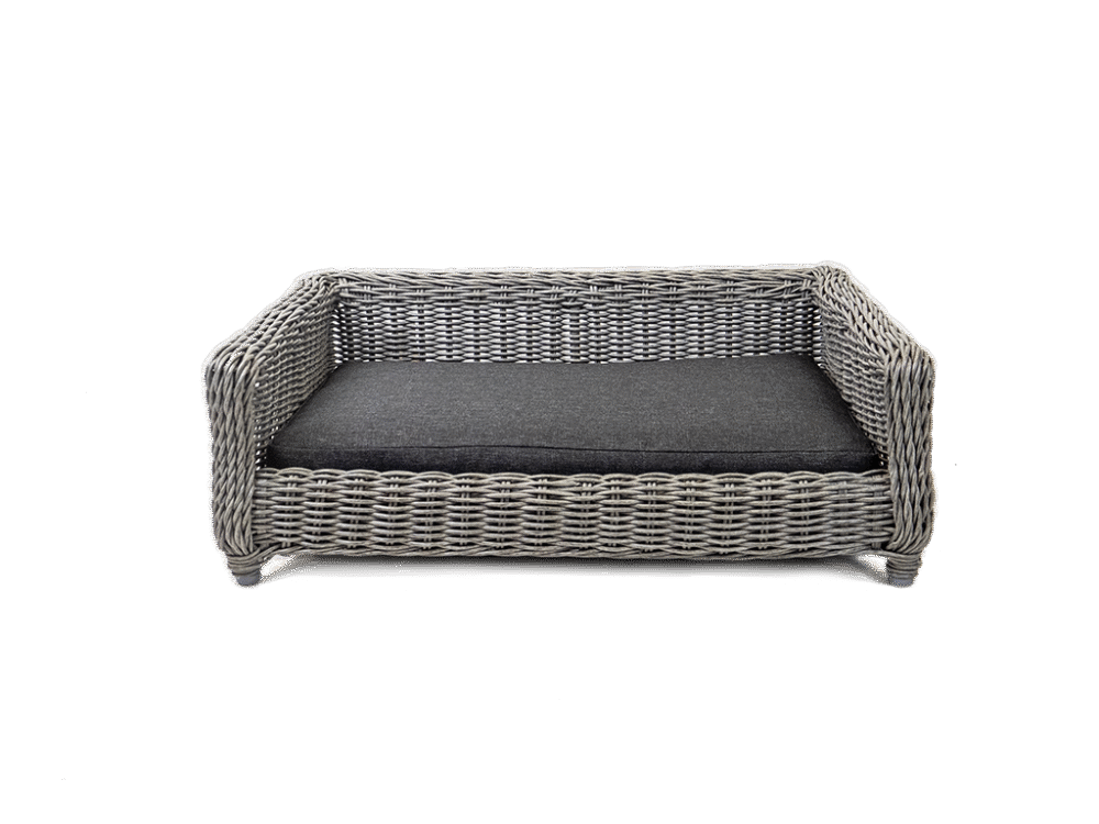 Let's Sleep Cozy Basket Rieten Hondenmand M Antraciet