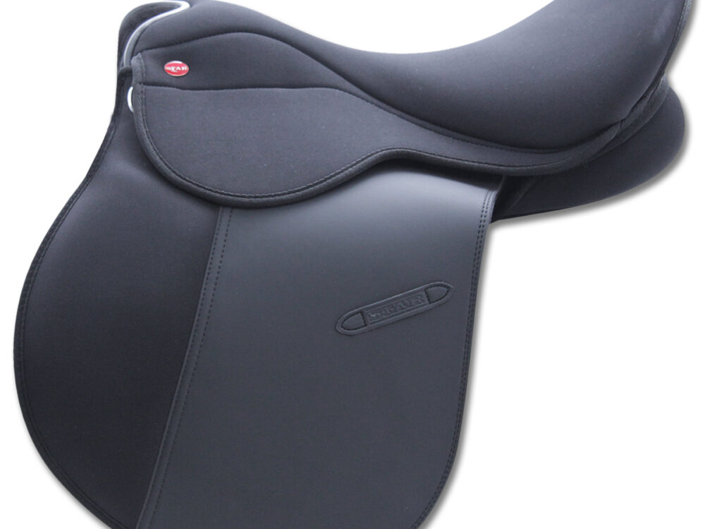STAR A/P saddle neoprene, black, 16,5"/42 cm