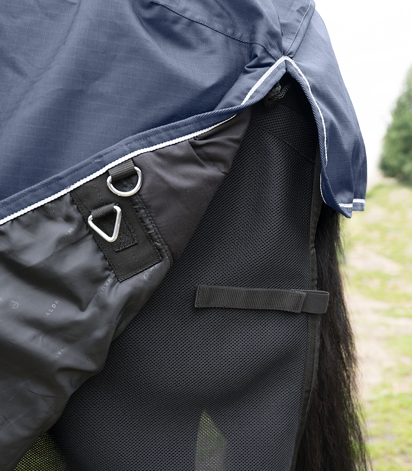 Waldhausen Air Mesh Onderdeken black, 115 cm - Afbeelding 5