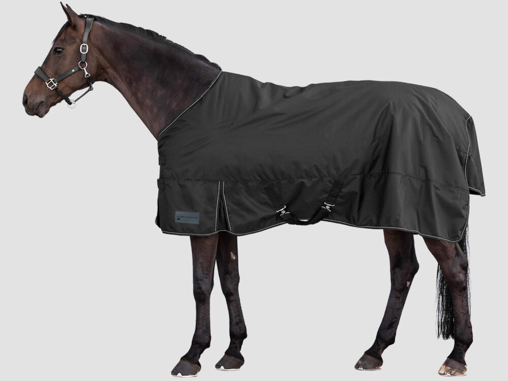 waldhausen Outdoor rug Nordic, 50 g, black, 95 cm