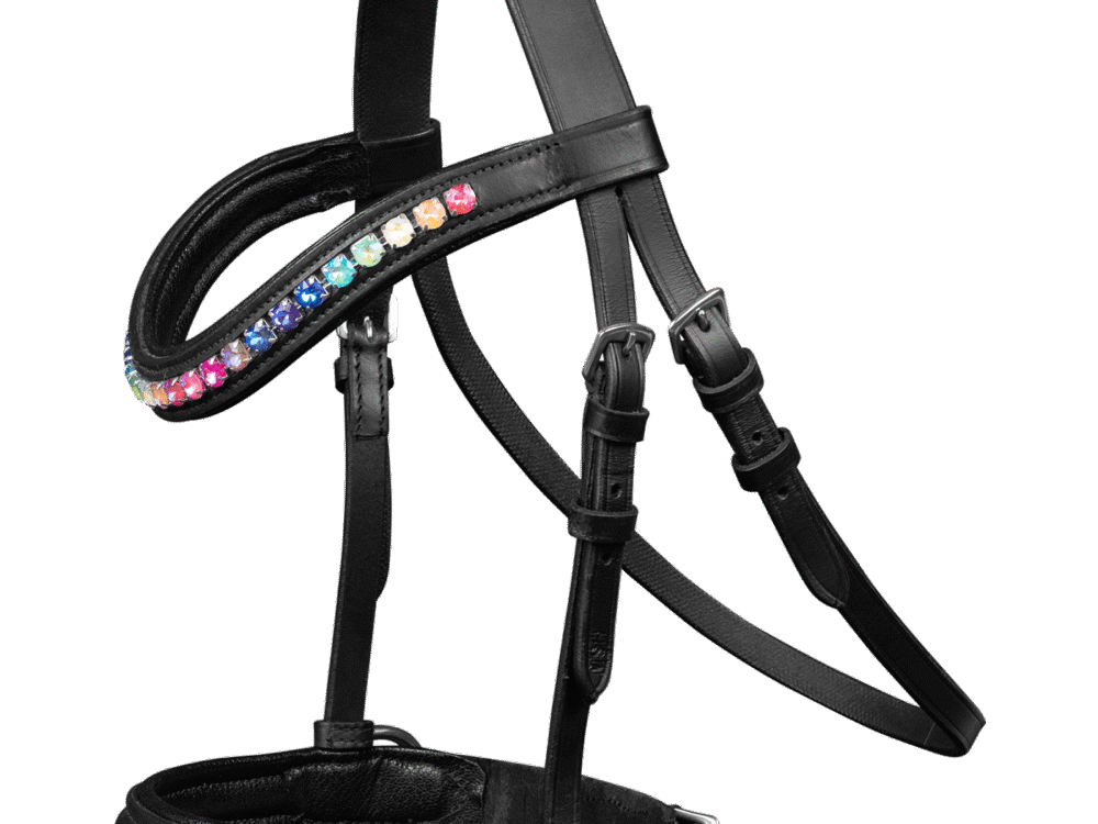 Waldhausen decorative bridle for Wooden horse, black, Minishetty