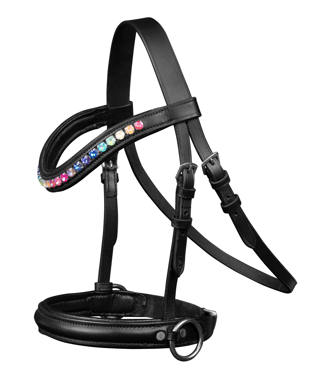 Waldhausen decorative bridle for Wooden horse, black, Minishetty