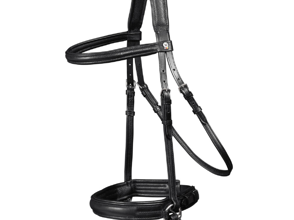 Waldhausen bitloos hoofdstel Supersoft, X-Line, black, Pony