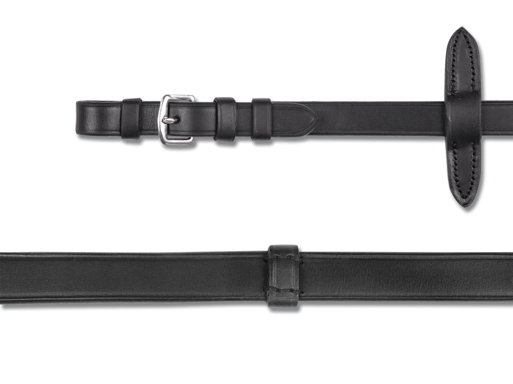 Waldhausen Leren teugel SOFT, black, 19mm