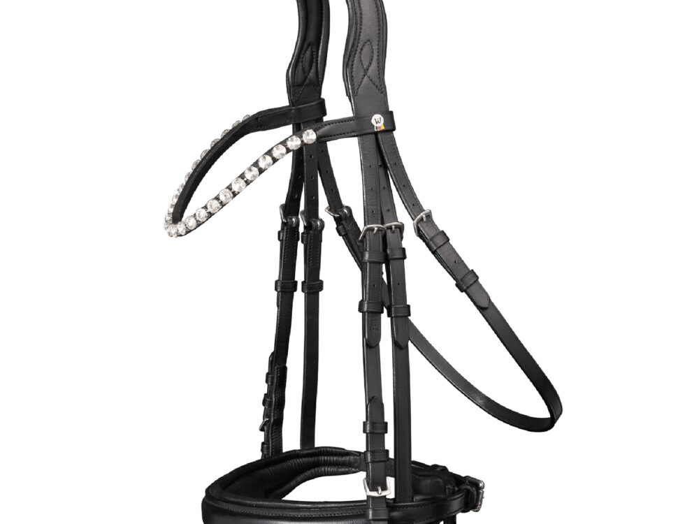 waldhausen hoofdstel X-Line Beauty, engl.comb., black, Pony
