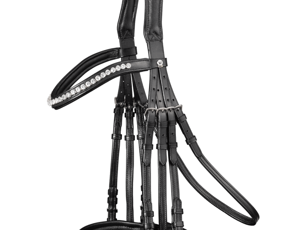 Waldhausen hoofdstel X-Line Supersoft, pullback,zwart Cob