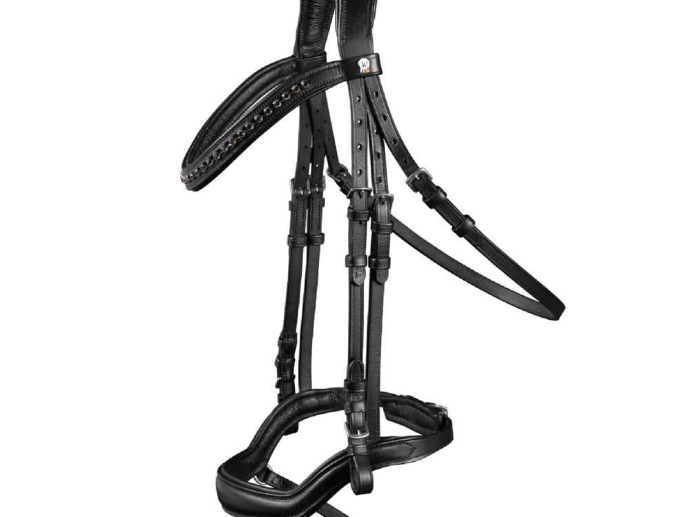 Waldhausen X-Line Hoofdstel New Shape II, Zwart, Cob
