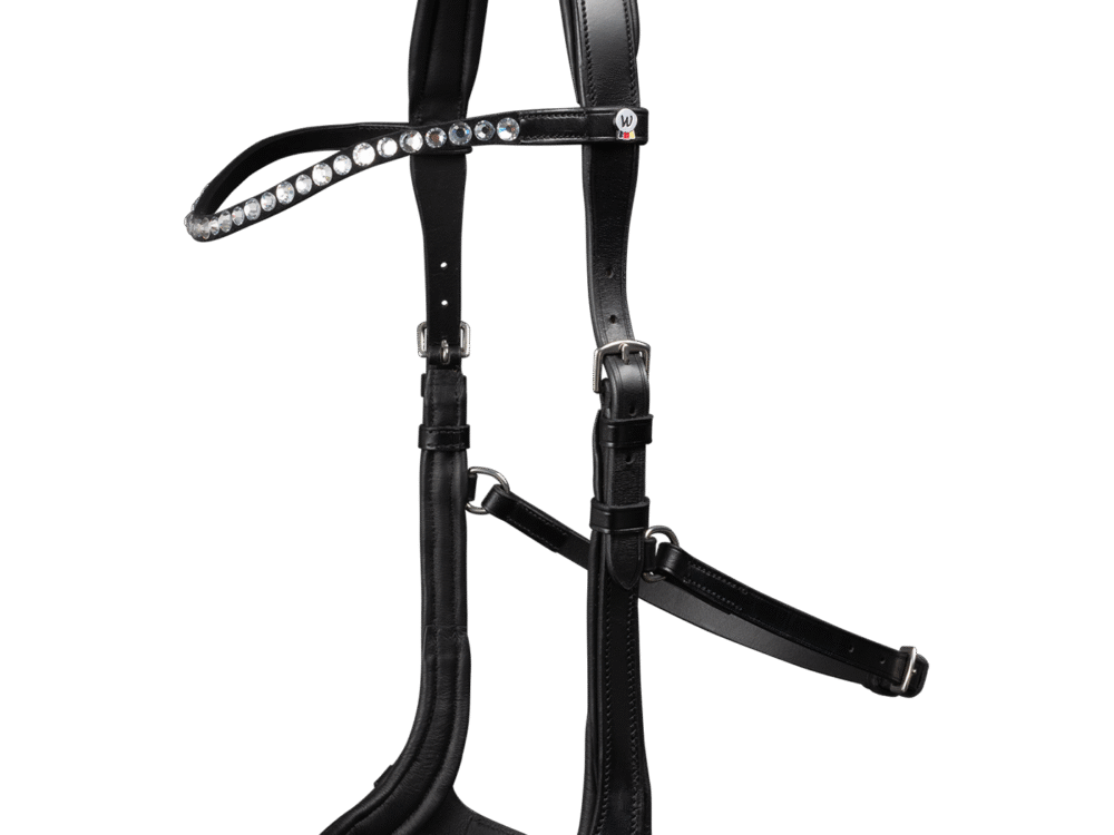 Waldhausen Bitloos Hoofdstel Sensation X-Line Zwart Pony