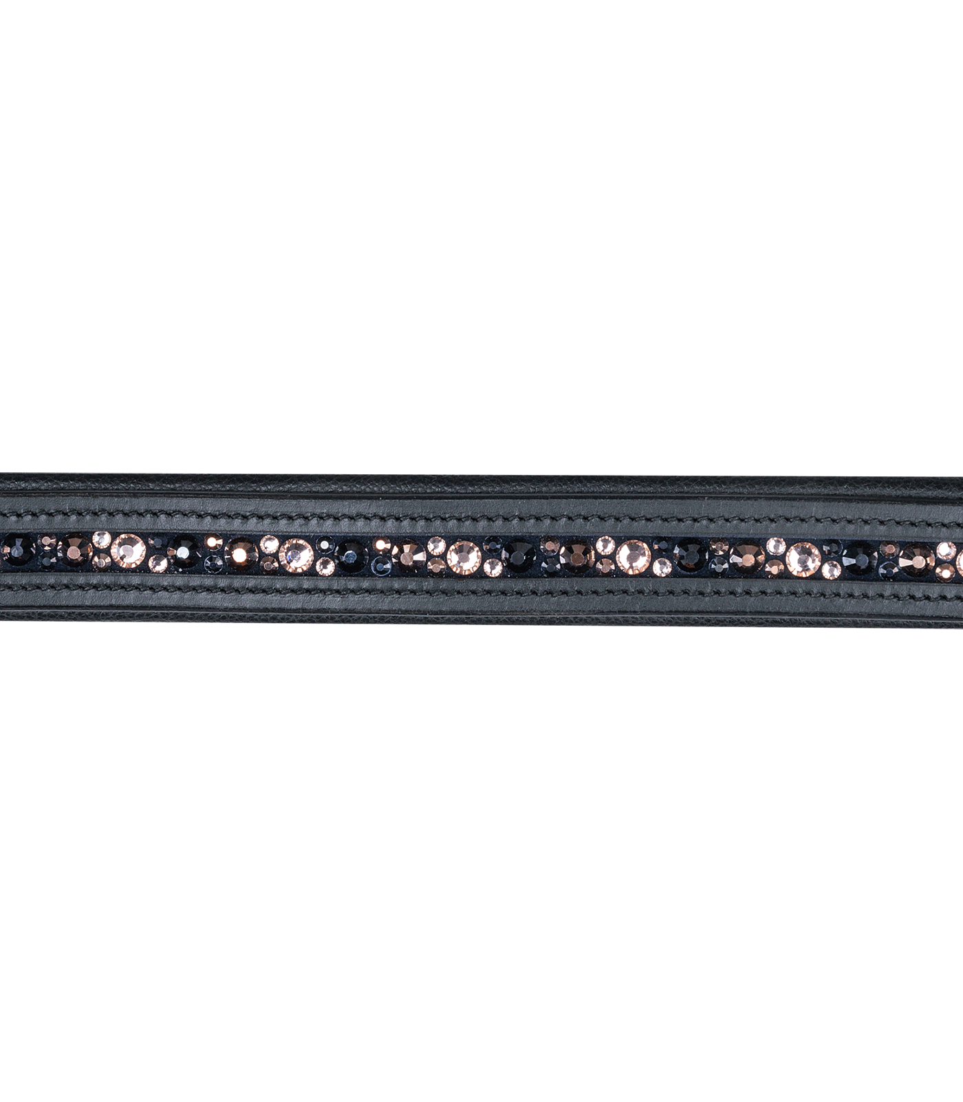 Waldhausen Leren Halster Crystal Zwart Pony - Afbeelding 2