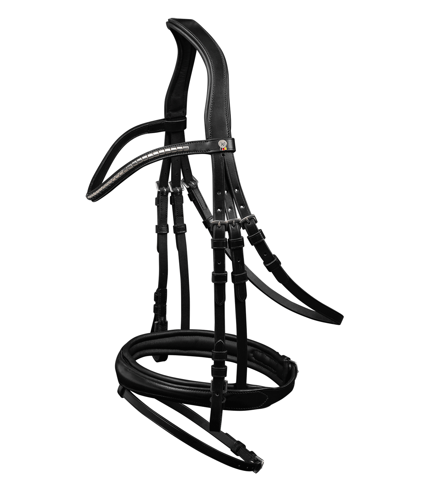 Waldhausen Hoofdstel X-Line Clincher Zwart cob