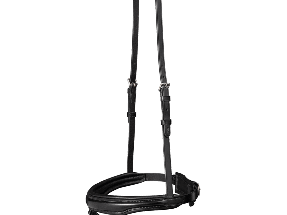 Waldhausen Neusriem S-Line, Engels gecombineerd, zwart, Cob