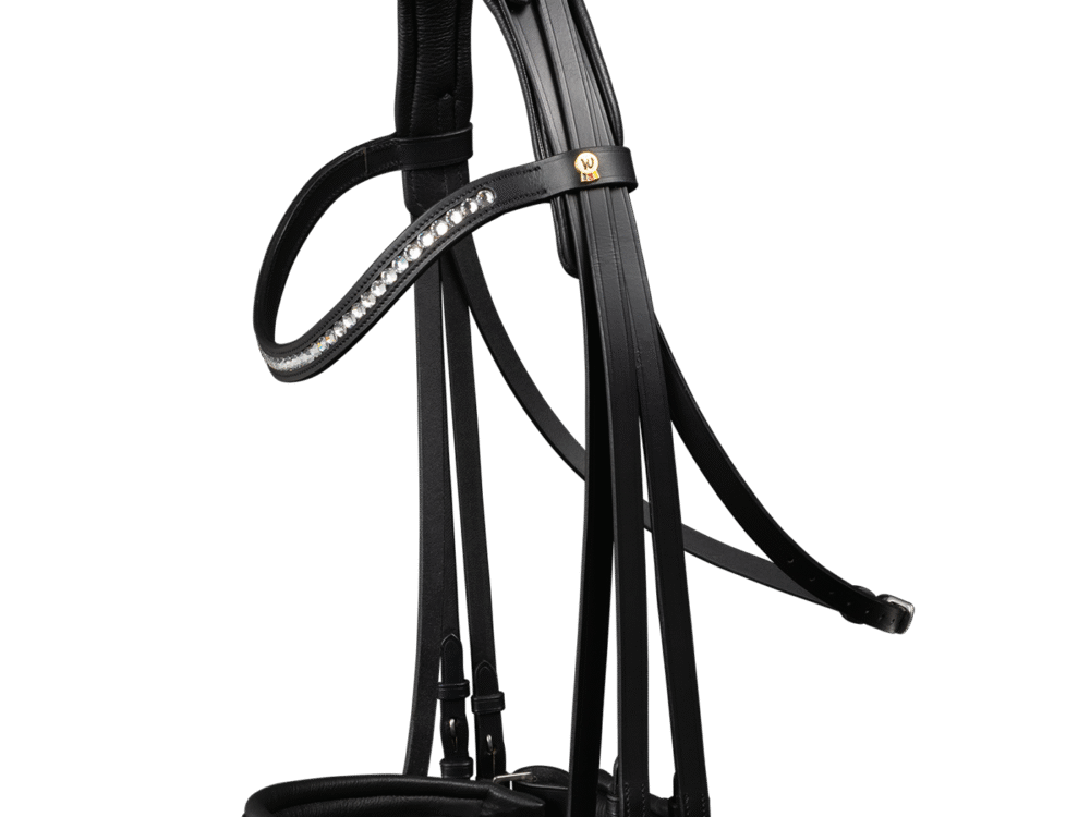 Waldhausen stang- en trenshoofdstel S-Line Magic, pullback, zwart, Cob
