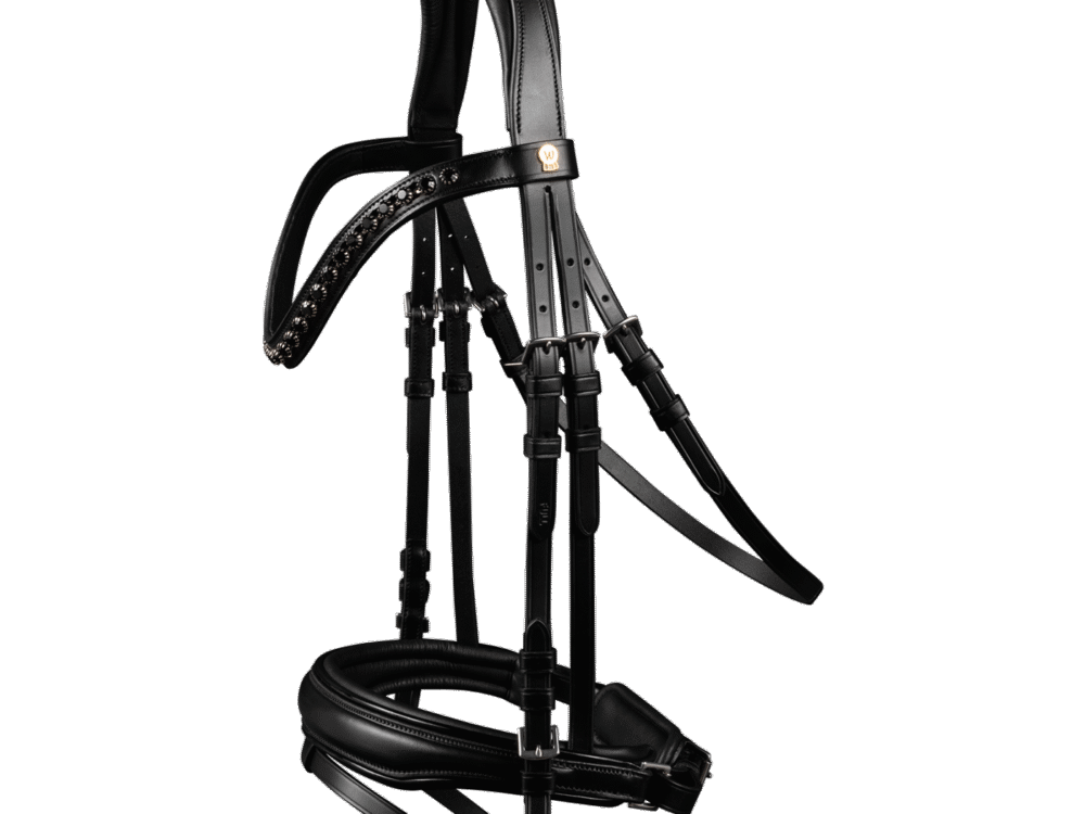 Waldhausen S-Line Hoofdstel Blackshine  Zwart Cob