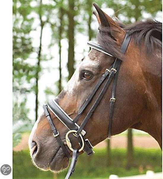 Imperial Riding Hoofdstel Bonfire Wit Onderlegd