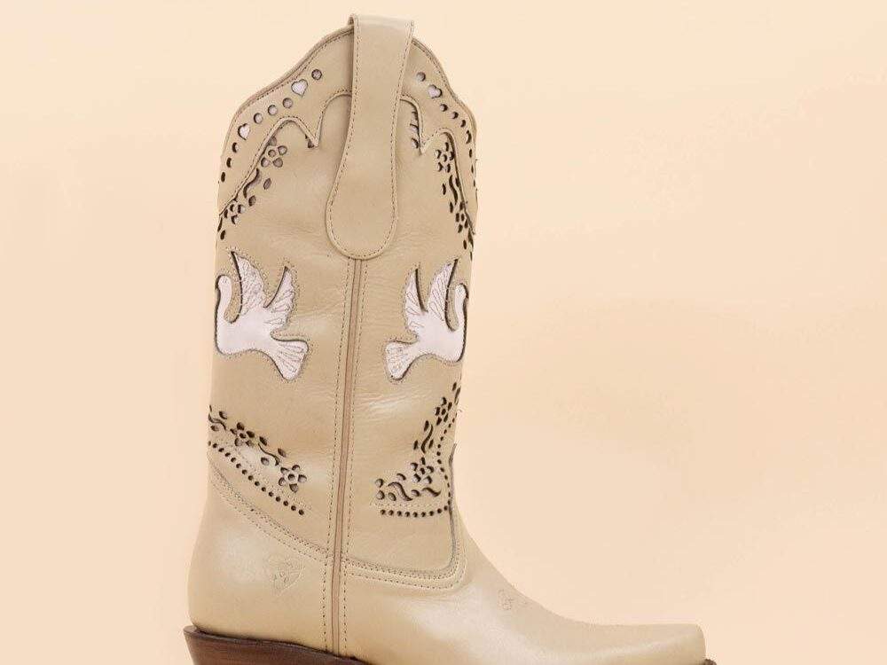 La Pintura Cowboylaars Wit Duifje