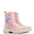 La Pintura Vegan Marbella Pink Chunky Boots